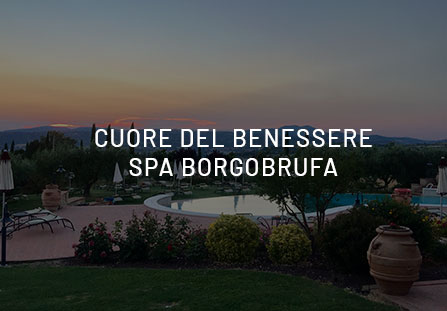 Searching for the heart of wellness in the heart of Italy. Where? At Borgobrufa SPA!