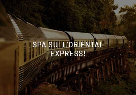 Spa in the train? Try the wellness on the Oriental Express!